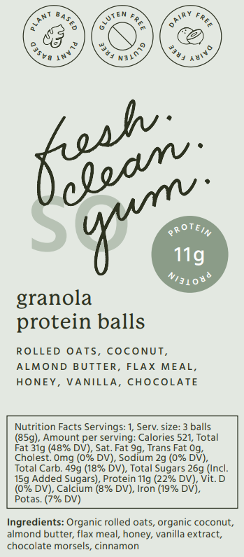 Granola Protein Balls (12 Pack)