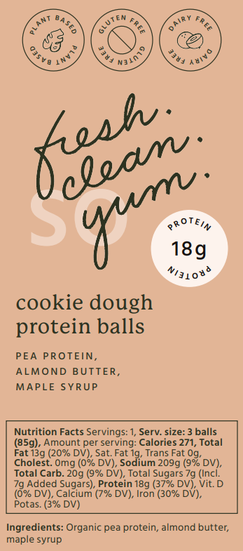 Cookie Dough Protein Balls (12 Pack)